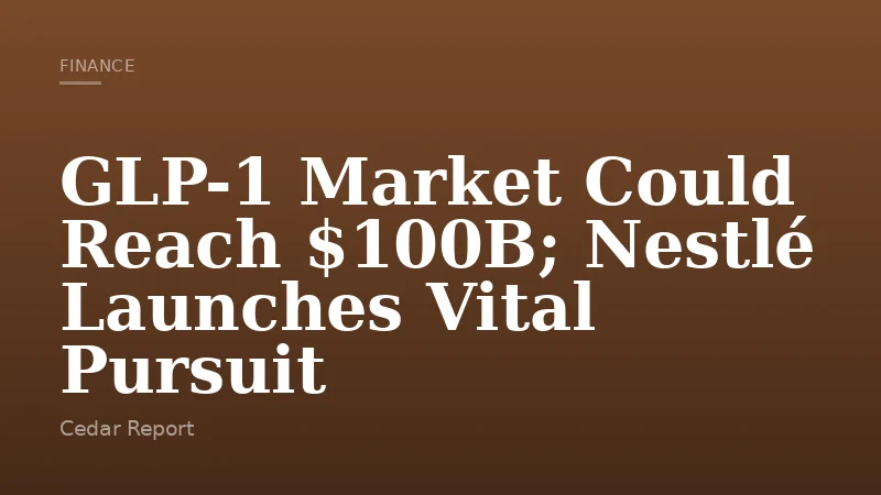 GLP-1 Market Could Reach $100B; Nestlé Launches Vital Pursuit