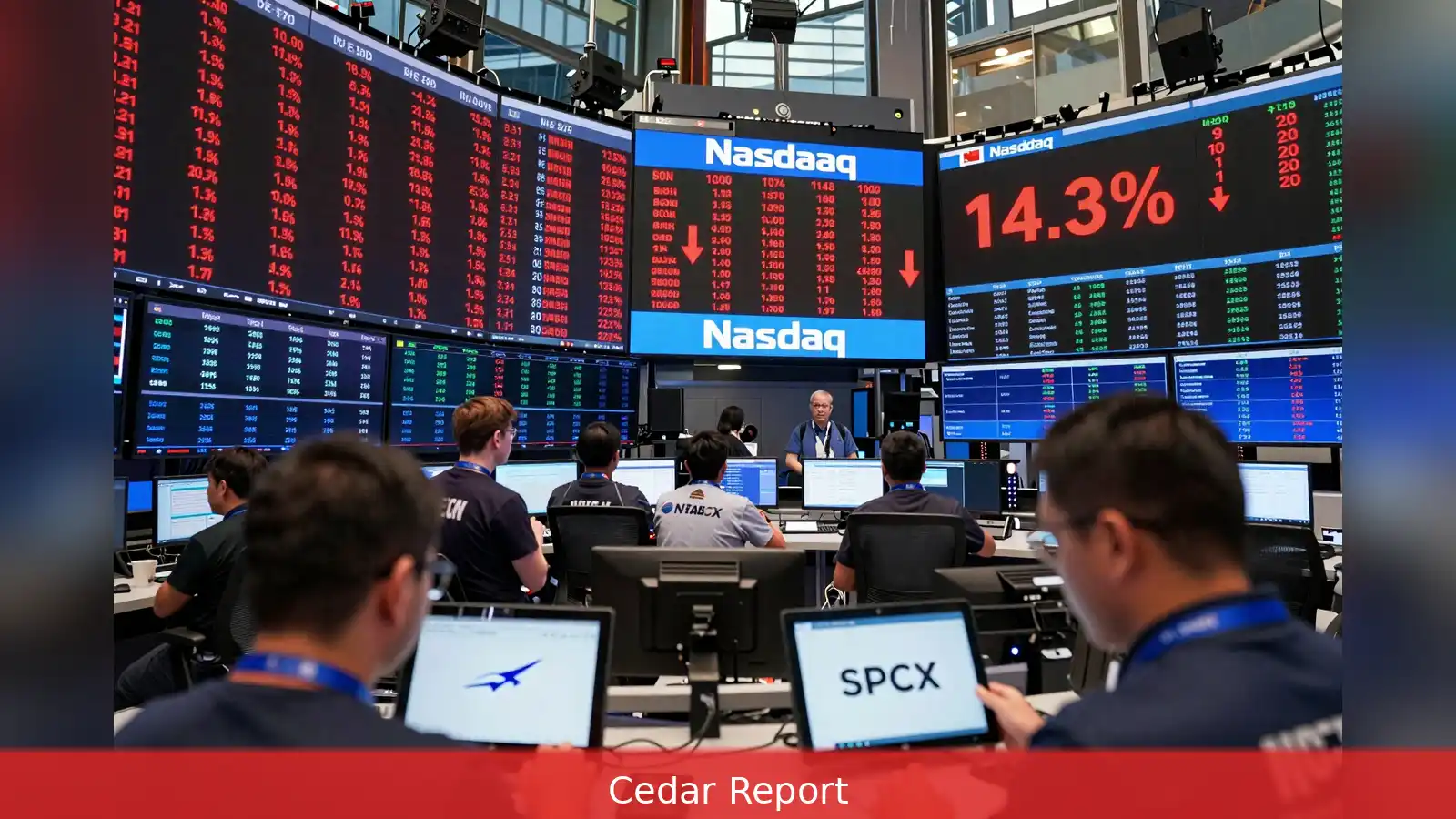 Nasdaq falls 4% before SpaceX IPO; Tom Lee sees rebound