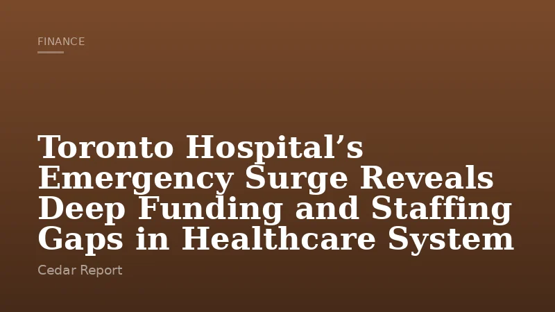 Toronto Hospital’s Emergency Surge Reveals Deep Funding and Staffing Gaps in Healthcare System