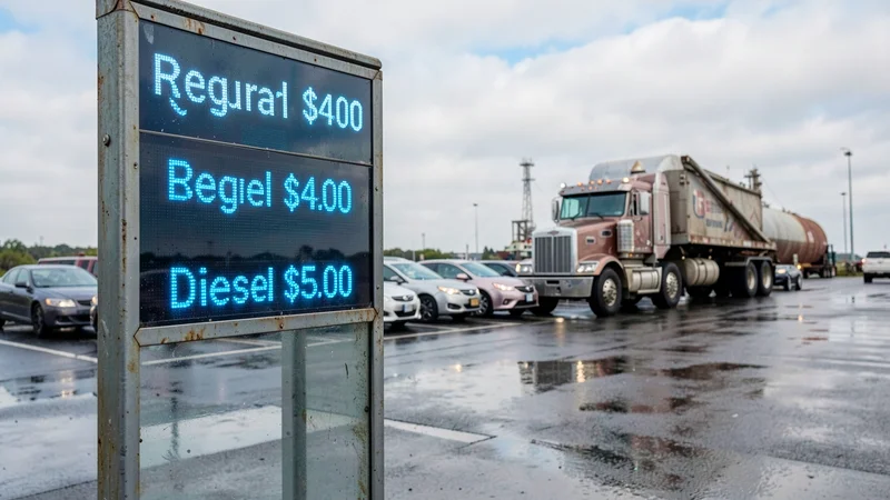 US gas prices hit $4 a gallon again, diesel above $5