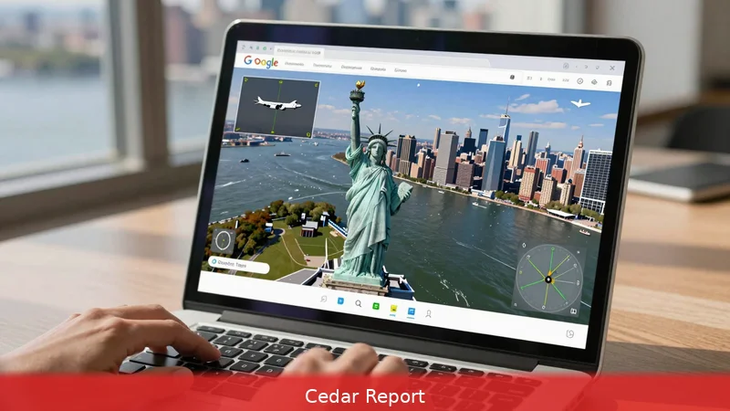 Google Earth flight simulator lands in browsers, no install