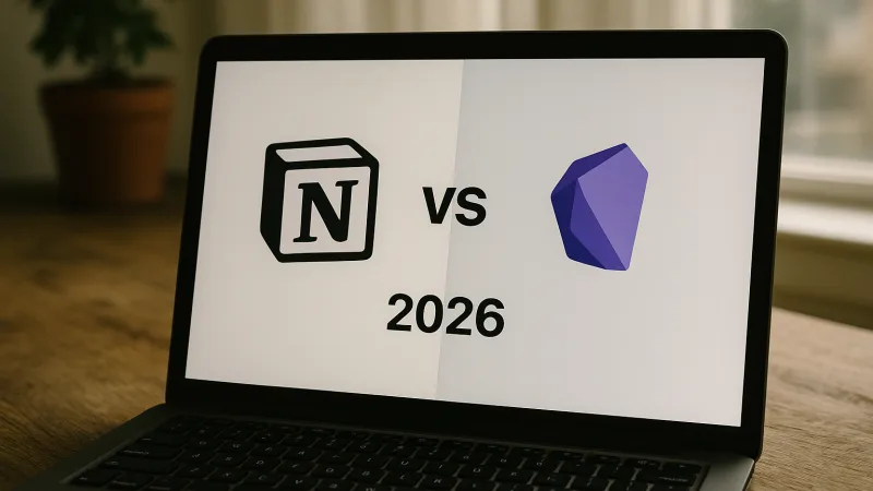 Notion vs Obsidian: which should you use in 2026?