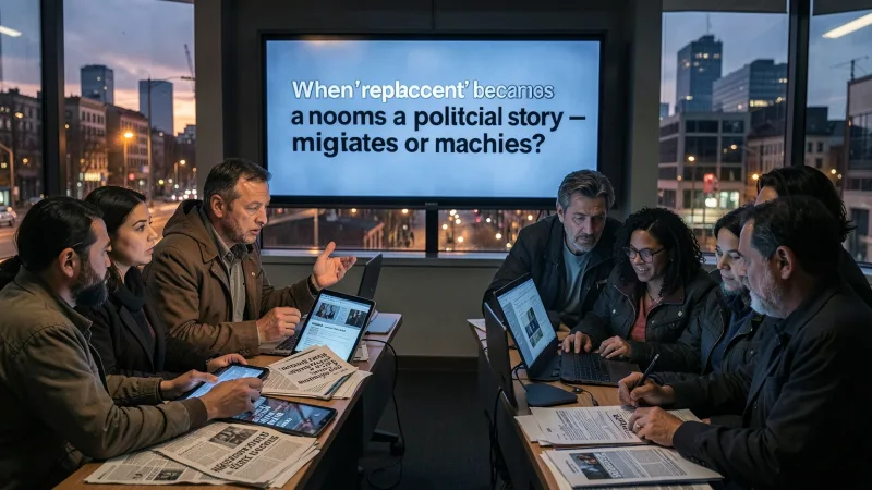 When “replacement” becomes a political story — migrants or machines?