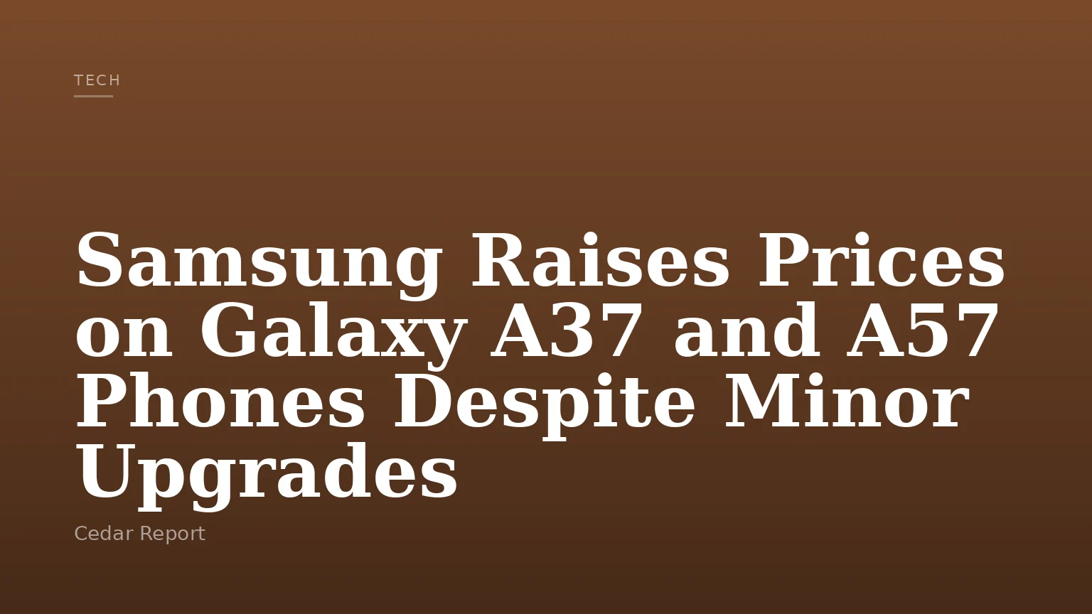 Samsung Raises Prices on Galaxy A37 and A57 Phones Despite Minor Upgrades