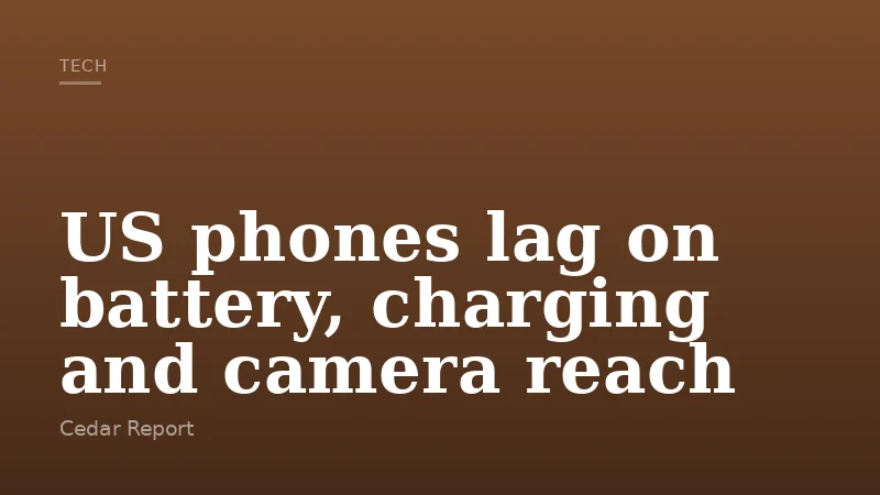 US phones lag on battery, charging and camera reach
